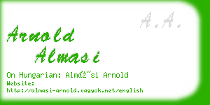 arnold almasi business card